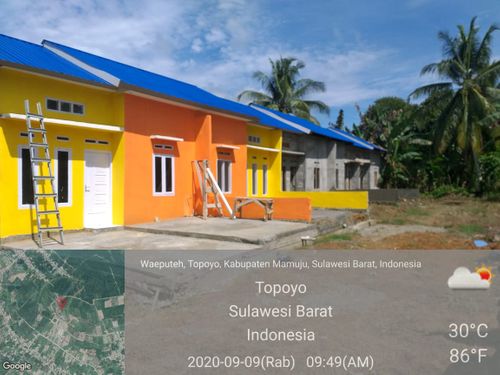 foto tampak rumah tipe 36/84 perumahan khaymoto Residence Permai