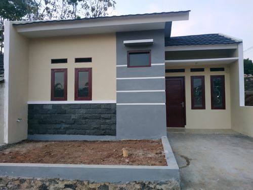 foto tampak rumah tipe A perumahan PESONA BINTANG MALAKA