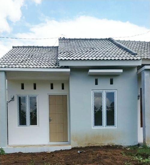 foto tampak rumah tipe 36 perumahan GREEN GARDEN GENTENG