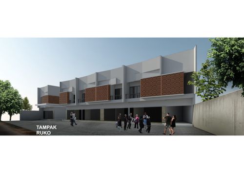 foto tampak rumah tipe RUKO perumahan ROYAL PERMATA