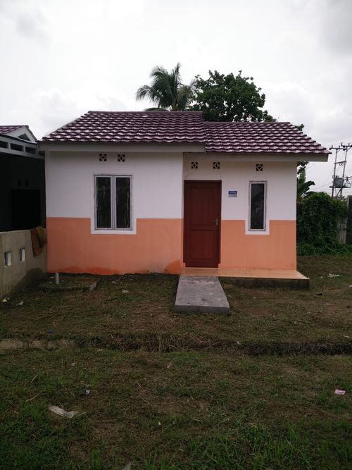 foto tampak rumah tipe 36 perumahan Bumi Langgeng Sejahtera