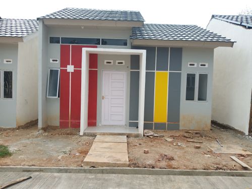 foto tampak rumah tipe 36 perumahan PREMIER KEDATON KIRANA
