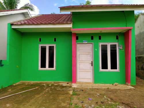 foto tampak rumah tipe 36 perumahan GRIYA MEKAR SARI SUKAMORO