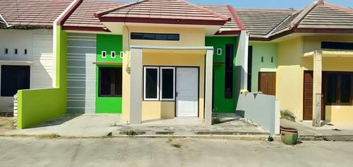 foto tampak rumah tipe 54 perumahan De' Paciran Residence