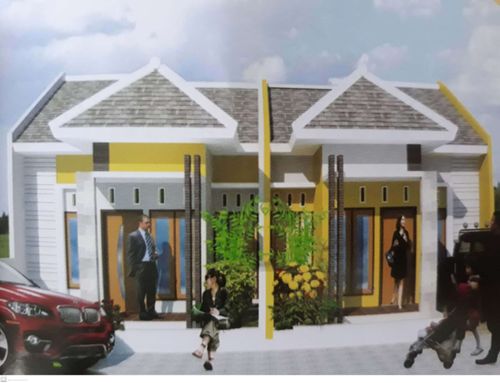 foto tampak rumah tipe 47 perumahan De' Paciran Residence