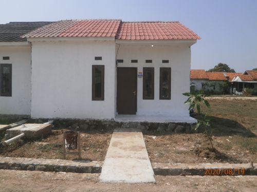 foto tampak rumah tipe 36/81 perumahan Griya Abdi Karya