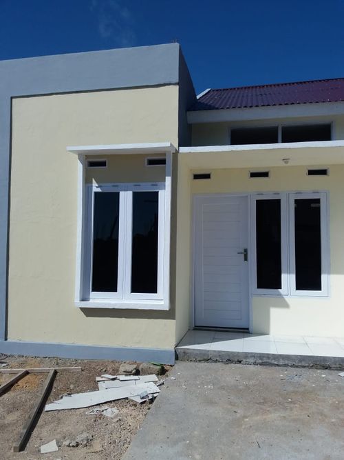 foto tampak rumah tipe 36 (2020) perumahan GREENLAKE