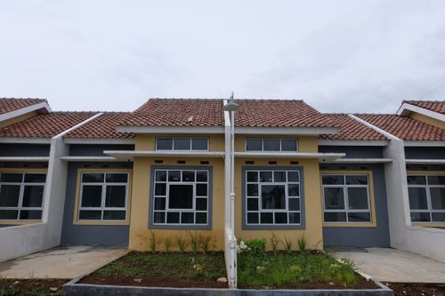 foto tampak rumah tipe Subsidi perumahan BANCAR RESIDENCE 1 TAMPINGAN