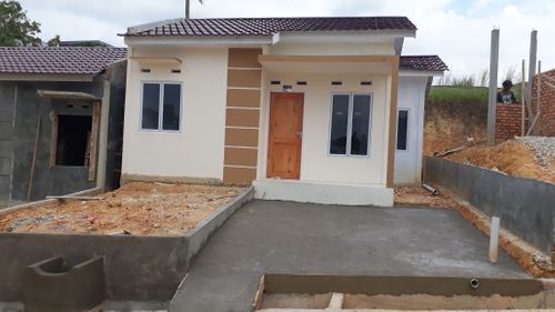 foto tampak rumah tipe 36 perumahan THE VALLEY RESIDENCE III