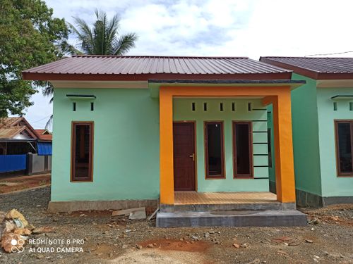 foto tampak rumah tipe 36 M2 perumahan PERUMAHAN ANUGERAH SEJAHTERA 4 POMALAA