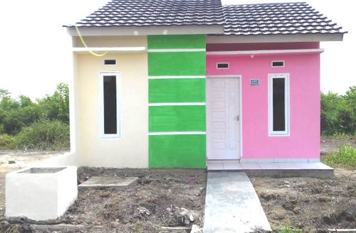 foto tampak rumah tipe 36 m 2 perumahan RIMERA TIN GARDEN