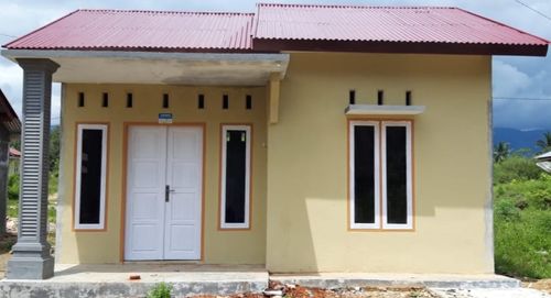 foto tampak rumah tipe 36 perumahan Rabo Bukit Kili Residence