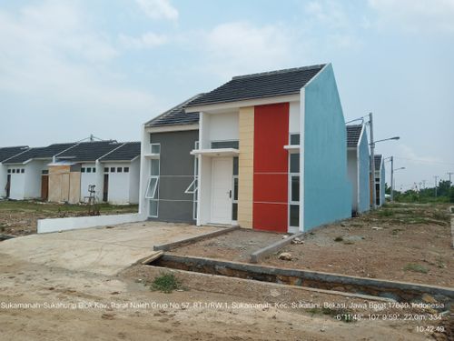 foto tampak rumah tipe 36/72 perumahan TAMAN BALI KAHURIPAN