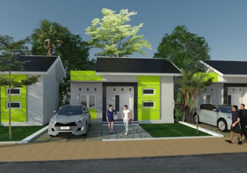 foto tampak rumah tipe T.36 perumahan ALMISBAH KURNIA RESIDENCE