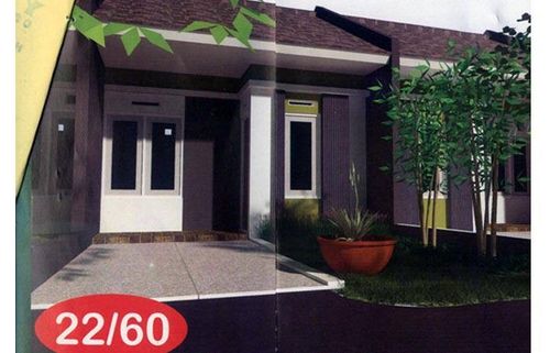 foto tampak rumah tipe 22/60 perumahan PURI ARRAYA 2