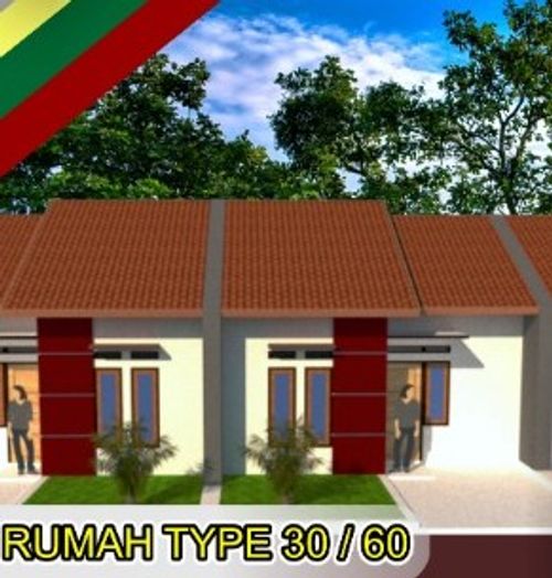 foto tampak rumah tipe 30/60 perumahan HERITAGE EDELWEISS SINDANGPALAY