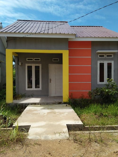 foto tampak rumah tipe 36 perumahan Pemuda Residance tahap II