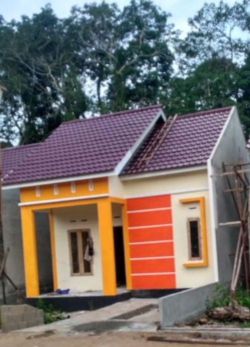 foto tampak rumah tipe 36 perumahan Wonodadi Asri