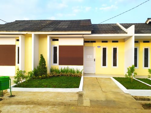 foto tampak rumah tipe ALEXANDRIA (30/60) THP 1 perumahan Pesona Aswanda Residence