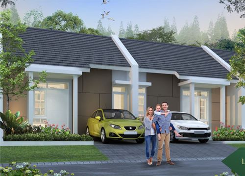 foto tampak rumah tipe 30/60 perumahan Green Jayanegara Residence