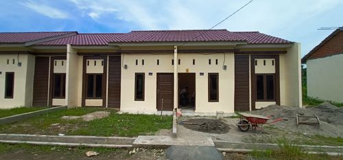foto tampak rumah tipe 36 perumahan Perumahan Lestari Permai