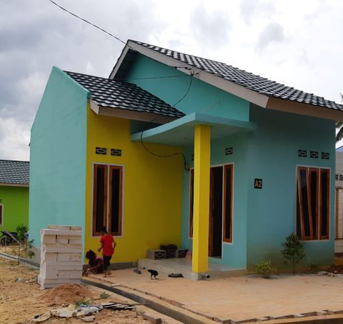 foto tampak rumah tipe 45 perumahan GRIYA PUNCAK LESTARI