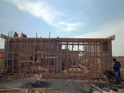 foto tampak rumah tipe 48A/240 perumahan PESONA RESIDENCE