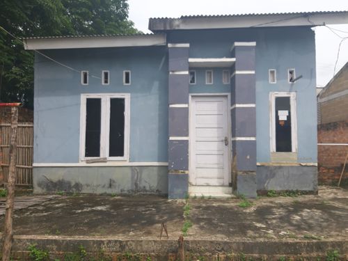 foto tampak rumah tipe RSH perumahan PALEM PRABUJAYA 1