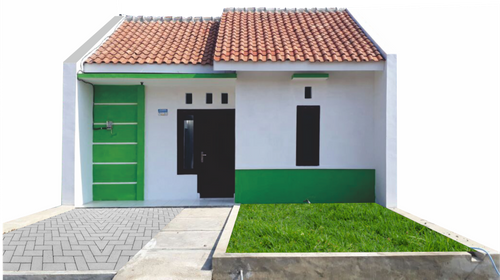 foto tampak rumah tipe 30/60 perumahan PERUMAHAN BHAYANGKARA RESIDENCE