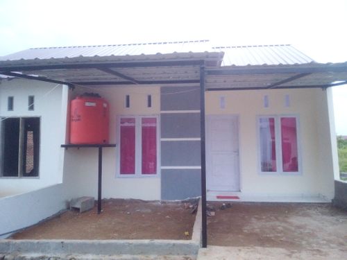 foto tampak rumah tipe 36 perumahan Griya Asri