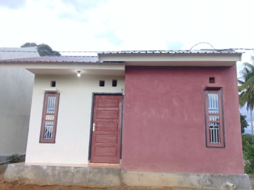 foto tampak rumah tipe 36 perumahan ANOVA LAND KENDARI