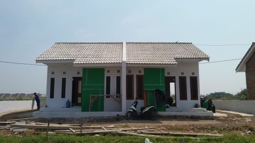 foto tampak rumah tipe 30 perumahan Graha Family Park Bangil