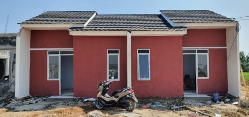 foto tampak rumah tipe T29/60 perumahan Mutiara Srimahi Residence