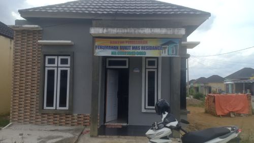 foto tampak rumah tipe 36 perumahan Bukit mas residance.lll