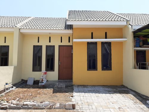foto tampak rumah tipe Subsidi perumahan Wirogunan Residence Tahap 2 dan 3