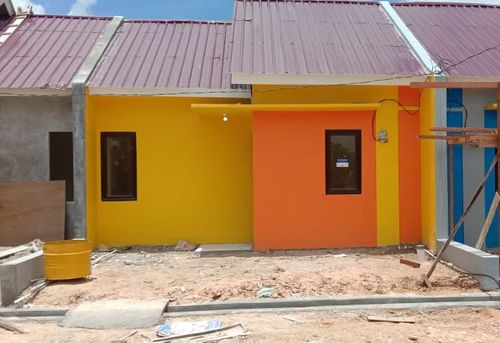 foto tampak rumah tipe 36 perumahan Palaran Indah Residence