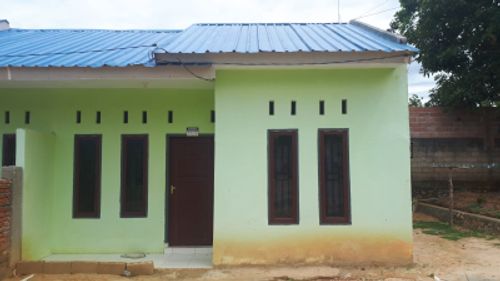foto tampak rumah tipe 36 perumahan GREEN VIENA