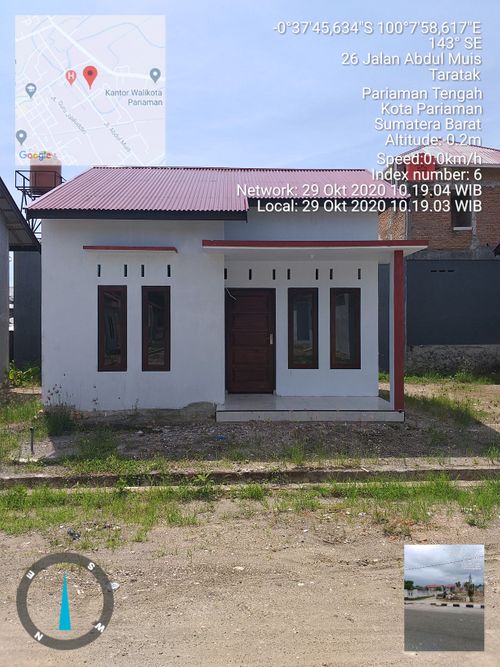 foto tampak rumah tipe 36 perumahan PERUMAHAN AL AMIN 4