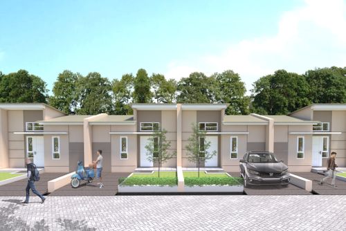 foto tampak rumah tipe 30/72 SUBSIDI perumahan BUMI BATARA REGENCY