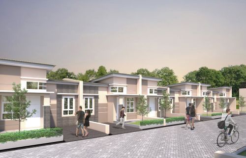foto tampak rumah tipe 45/84 KOMERSIL perumahan BUMI BATARA REGENCY