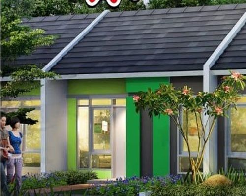 foto tampak rumah tipe 28/60 perumahan Bukit Mas Residence