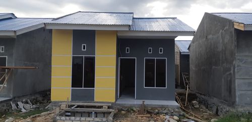 foto tampak rumah tipe 36/92 perumahan MEGA PURA KOYA RESIDENCE