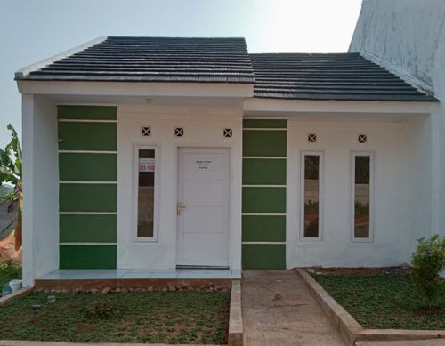 foto tampak rumah tipe 30/60 perumahan PESONA ALAM DAWUAN