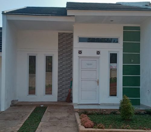 foto tampak rumah tipe 36/72 perumahan PESONA ALAM DAWUAN