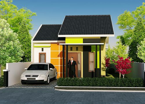 foto tampak rumah tipe 36 perumahan RESTU PERMAI 02