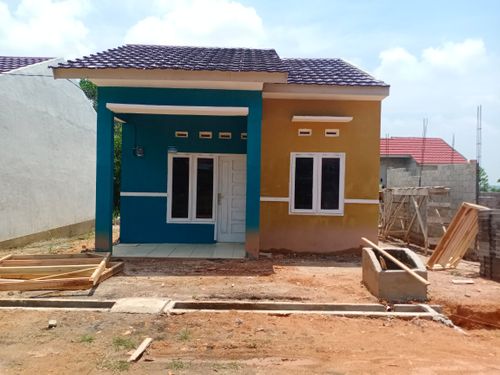 foto tampak rumah tipe 36 perumahan APPLE GREEN