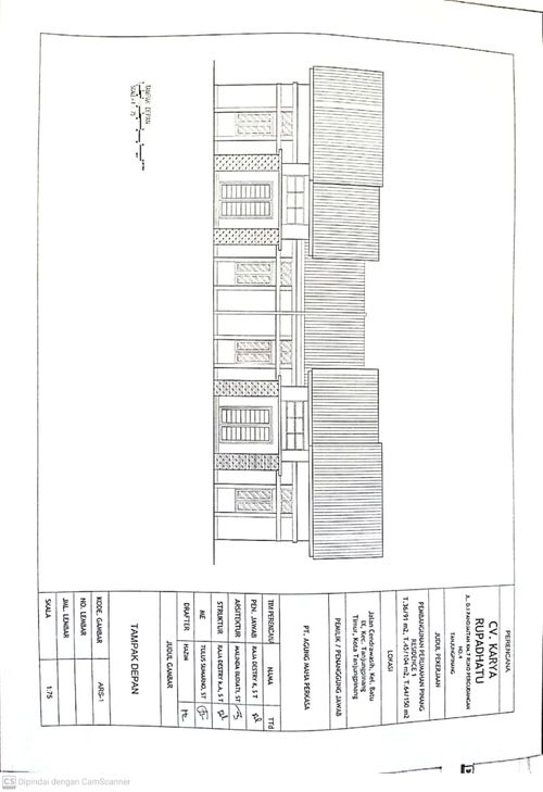 foto tampak rumah tipe 64/150 perumahan PINANG RESIDENCE I