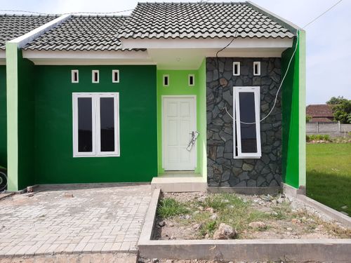 foto tampak rumah tipe 30 perumahan PESONA JINGGA RESIDENCE