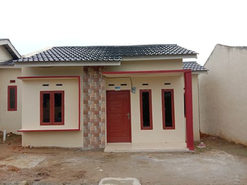 foto tampak rumah tipe 36 perumahan GRIYA PERBAUNGAN ASRI