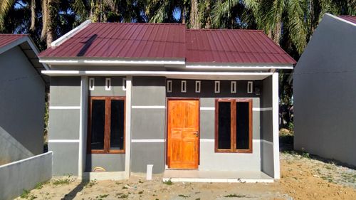 foto tampak rumah tipe Subsidi perumahan CIKAMPAK PERMAI